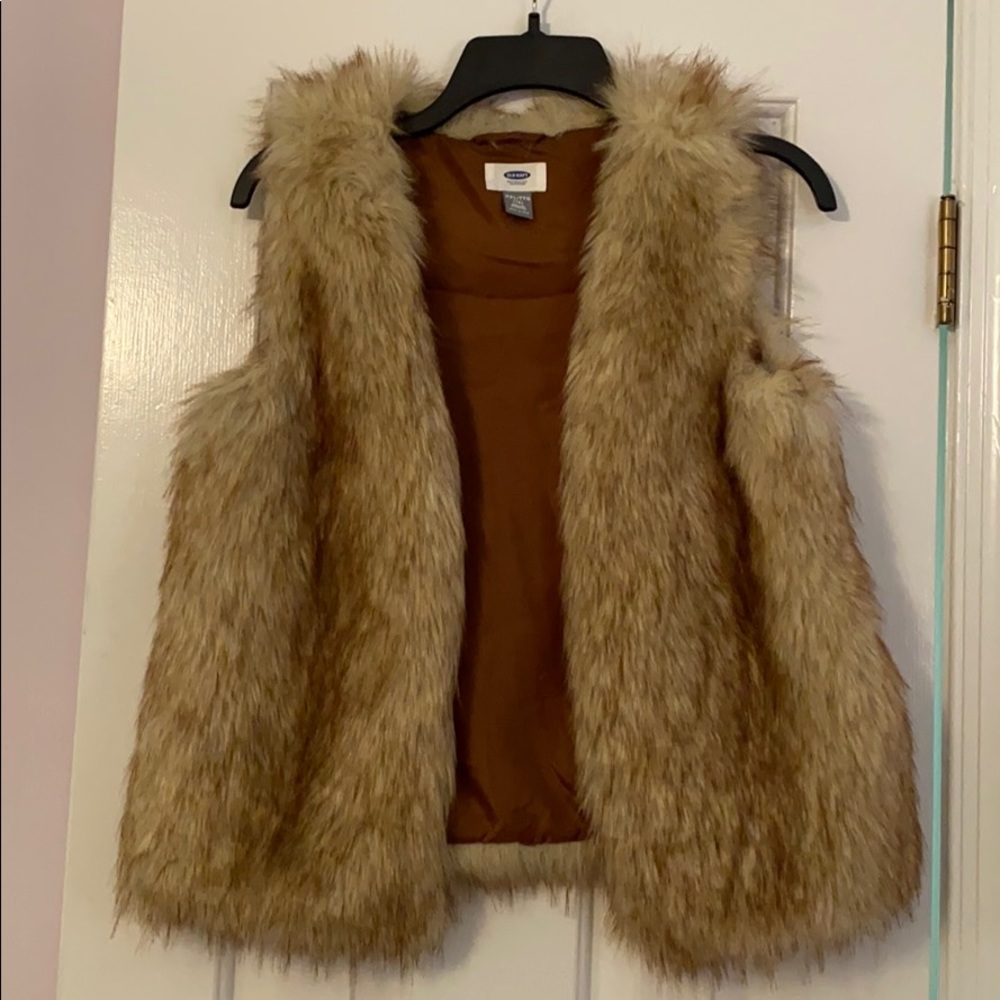 Faux Fur Vest for Larger Child or Small Adult